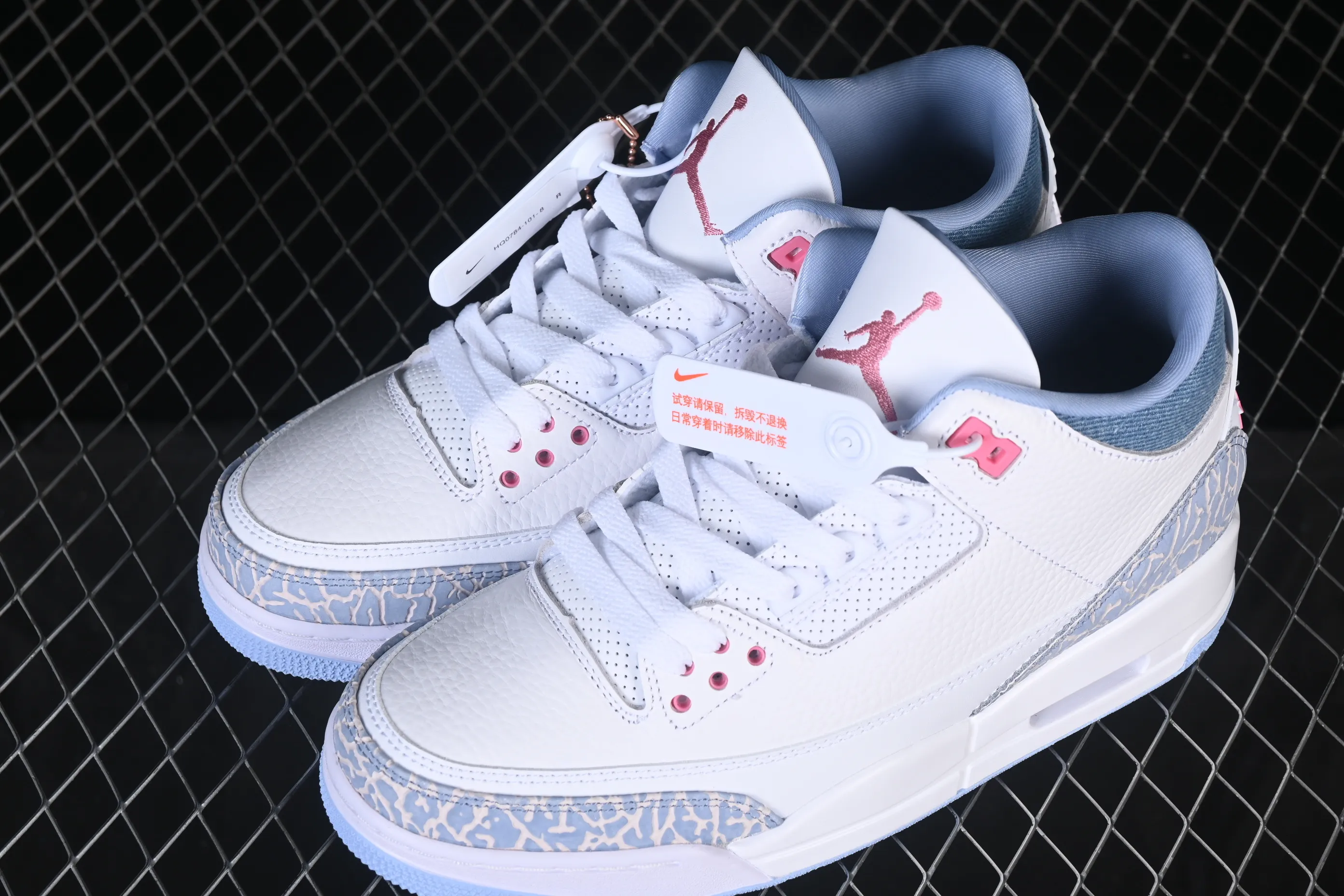 All categories Air Jordan Jordan series basketball shoes Air Jordan 3 Air Jordan 3 "Cobalt Bliss" AJ3 Joe 3 pastel fluorescent HQ0784-101